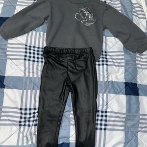 Kids Black Leggings